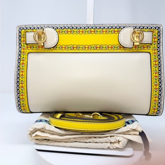 Tory Burch Lee Radziwill Wool Needlepoint Shoulder/Crossbody/Clutch - Picture 11 of 13